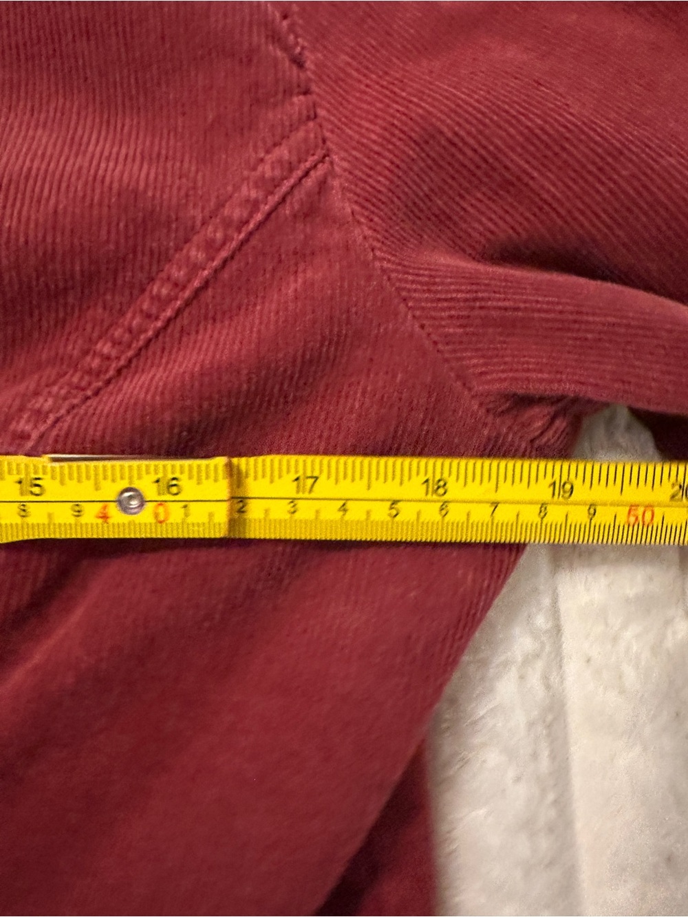 VINTAGE Y2K G.H. Bass Tailored Corduroy Blazer Jacket in Burgundy - Picture 6 of 9